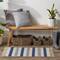 DII® French Blue Combo Stripe Hand-Loomed Rug, 2ft. x 3ft.